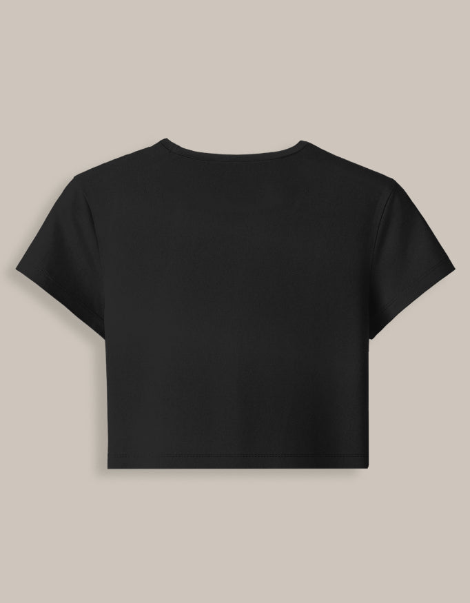 Nine Lives, Zero Chill Crop Tee